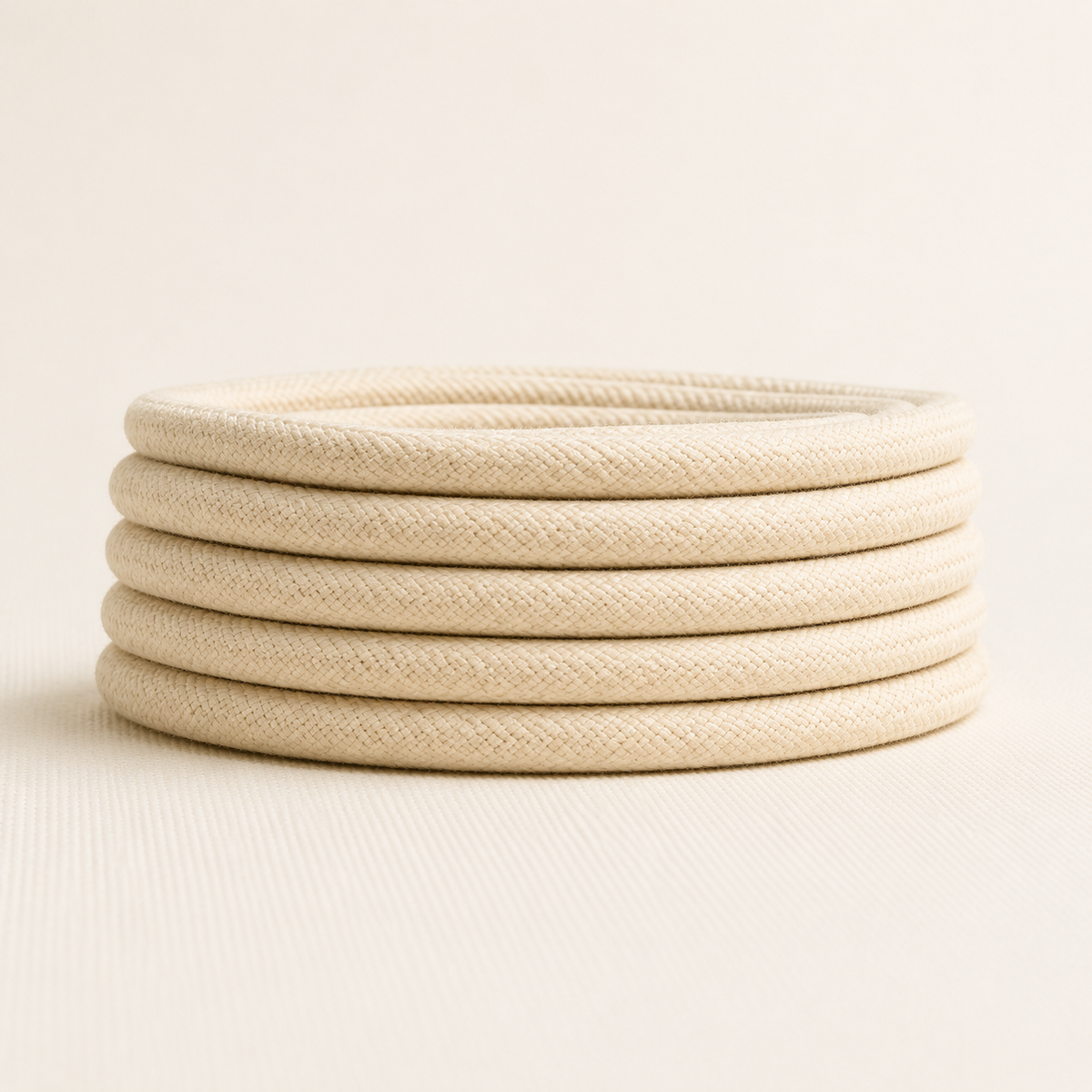 kc323 natural cotton cord, side view