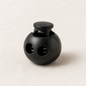 Bomb shaped black cord stopper