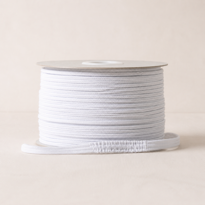 cotton shirring elastic, side view