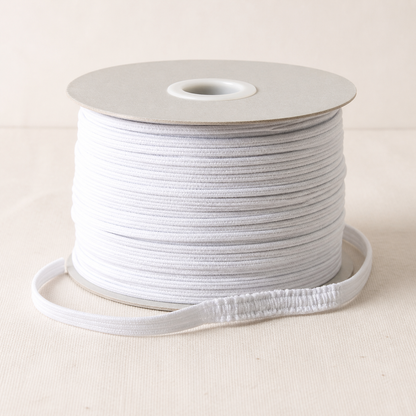 Cotton shirring elastic on a reel