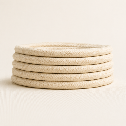 kc323 natural cotton cord, side view