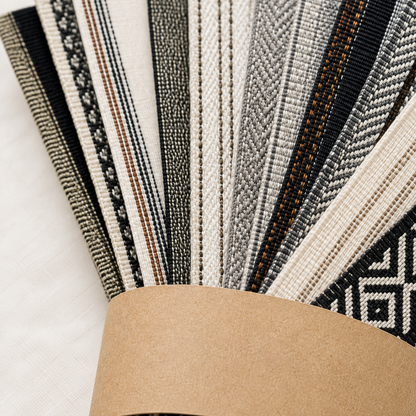 sample pack woven jacquard, macro view